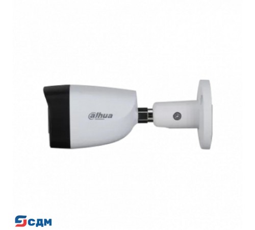 DAHUA DH-HAC-HFW1200CMP-IL-A-0280B-S6 Уличная цилиндрическая HDCVI-видеокамера с интеллектуальной двойной подсветкой 2Мп, объектив 2.8мм, ИК 20м, LED 20м, IP67, корпус: металл