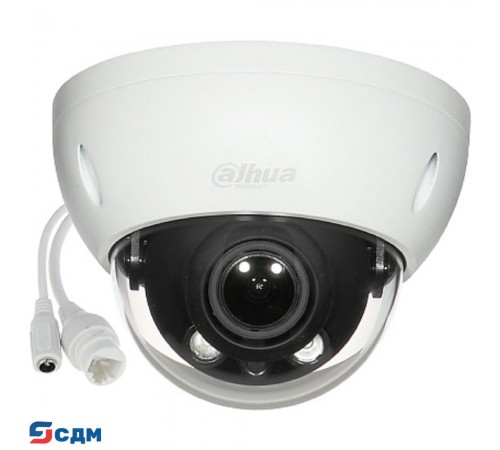 DAHUA DH-IPC-HDBW1230RP-ZS-S5 Уличная купольная IP-видеокамера 2Мп, 1/2.8” CMOS, моторизованный объектив 2.8~12мм, ИК 40м, IP67, IK10, металл