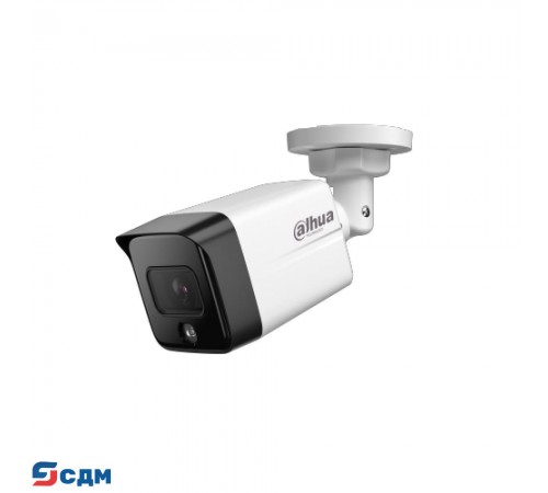 DAHUA DH-IPC-HFW1230TC1P-A-0280B-S6 Уличная цилиндрическая IP-видеокамера 2Мп, 1/2.8” CMOS, объектив 2.8мм, обнаружение людей, ИК 30м, IP67, металл/пластик