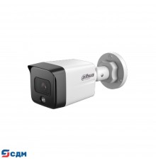 DAHUA DH-IPC-HFW1230TC1P-A-0280B-S6 Уличная цилиндрическая IP-видеокамера 2Мп, 1/2.8” CMOS, объектив 2.8мм, обнаружение людей, ИК 30м, IP67, металл/пластик