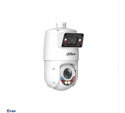 DAHUA DH-SDT4E225-4F-GB-A-PV1-0280-S2 Уличная купольная PTZ IP-видеокамера 1/2.8" 4Мп CMOS ИК 30м, Led 30м (панорамный модуль) 1/2.8" 2Мп CMOS ИК 100м, Led 50м, WDR 120дБ (PTZ-модуль) Видеоаналитика