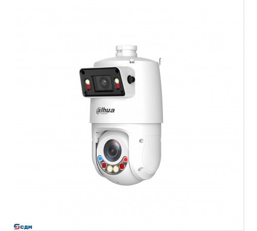 DAHUA DH-SDT4E225-4F-GB-A-PV1-0280-S2 Уличная купольная PTZ IP-видеокамера 1/2.8" 4Мп CMOS ИК 30м, Led 30м (панорамный модуль) 1/2.8" 2Мп CMOS ИК 100м, Led 50м, WDR 120дБ (PTZ-модуль) Видеоаналитика