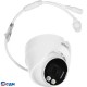 DAHUA DH-IPC-HDW1239VP-A-IL-0280B Уличная турельная IP-видеокамера SmartDualLight 2Мп, 1/2.8” CMOS, объектив 2.8мм, обнаружение людей, микрофон, ИК 30м, LED 20м, IP67, металл