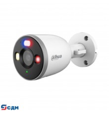 DAHUA DH-IPC-F5DP-PV-0280B Уличная цилиндрическая IP-видеокамера 5Мп; 1/2.7” CMOS;2.8мм двойная подсветка; сигнализация красно-синей подсветкой IP67 металл, пластик; Wi-Fi 2.4ГГц