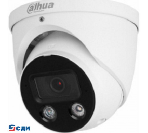 DAHUA DH-IPC-HDW3849HP-AS-PV-0360B-S5 Уличная купольная IP-видеокамера TiOC с ИИ и активным сдерживанием 8Мп; 1/2.7” CMOS; объектив 3.5мм, видеоаналитика, ИК 30м, LED 30м, IP67, металл