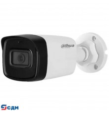 DAHUA DH-IPC-B1E20P-A-0280B Уличная цилиндрическая IP-видеокамера 2Мп, 1/3.2” CMOS, объектив 2.8мм, LED 30м, IP67, пластик