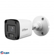 DAHUA DH-HAC-B5E20P-A-0360B Уличная цилиндрическая HDCVI-видеокамера 2Мп, CMOS, объектив 3.6мм, ИК-подсветка до 20м, IP67, корпус: пластик