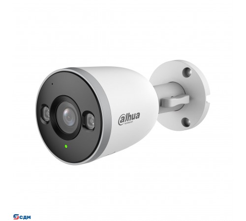 DAHUA DH-IPC-F5DP-IL-0360B Уличная цилиндрическая IP-видеокамера 5Мп; 1/2.7” CMOS; 3.6мм; ИК 30м LED 30м обнаружение людей, обнаружение транспортных средств IP67 металл, пластик; Wi-Fi 2.4ГГц