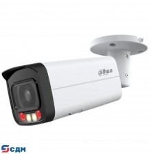 DAHUA DH-IPC-HFW2249TP-AS-IL-0360B Уличная цилиндрическая IP-видеокамера SmartDualLight 2Мп, 1/2.8” CMOS, объектив 3.6мм, видеоаналитика, микрофон, ИК 60м, LED 50м, IP67, металл