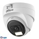 DAHUA DH-HAC-T1A51P-U-IL-0280B-S3 Уличная купольная HDCVI-видеокамера 5Мп; CMOS; объектив 2.8мм; ИК 25м, Led 20м; корпус: пластик