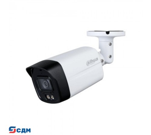 DAHUA DH-IPC-HFW1239TL1P-A-IL-0280B Уличная цилиндрическая IP-видеокамера SmartDualLight 2Мп; 1/2.8” CMOS; объектив 2.8мм; обнаружение людей, микрофон, ИК 30м, LED 20м, IP67, металл/пластик