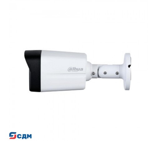 DAHUA DH-IPC-HFW1239TL1P-A-IL-0280B Уличная цилиндрическая IP-видеокамера SmartDualLight 2Мп; 1/2.8” CMOS; объектив 2.8мм; обнаружение людей, микрофон, ИК 30м, LED 20м, IP67, металл/пластик