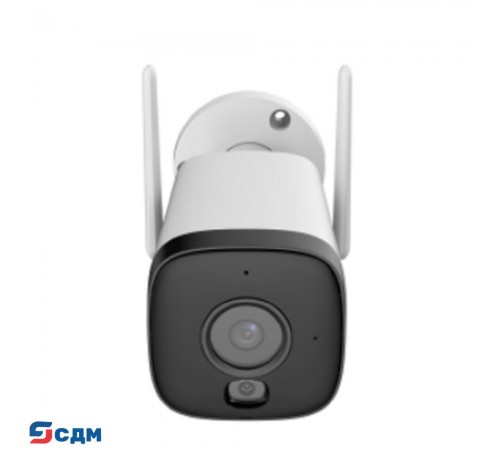 DAHUA DH-IPC-HFW1339DTK1-SW-PV 2.8 Уличная цилиндрическая IP-видеокамера WI-FI SmartDualLight 3Мп; 1/2.8” CMOS; объектив 2.8мм; обнаружение людей, микрофон, ИК 30м, LED 30м, IP67, металл/пластик