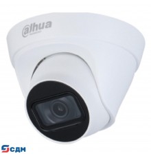 DAHUA DH-IPC-HDW1431T1P-A-0280B-S6 Уличная турельная IP-видеокамера с ИК 30м 4Мп; 1/2.9” CMOS; объектив 2.8мм; видеоаналитика IP67 металл, пластик