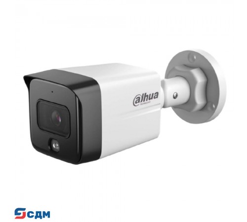 DAHUA DH-IPC-HFW1431TC1P-A-0280B-S6 Уличная цилиндрическая IP-видеокамера 4Мп; 1/2.9” CMOS; объектив 2.8мм; видеоаналитика: детектор человека; ИК 30м IP67 металл, пластик