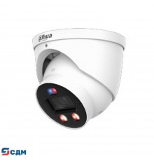 DAHUA DH-IPC-HDW3449HP-AS-PV-0360B-PRO Уличная купольная IP-видеокамера WizColor 1/1.8” 4Мп CMOS; 3.6мм ; ИК 30м, Led 30м ; видеоаналитика IP67