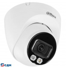 DAHUA DH-IPC-HDW2849TP-S-IL-0280B Уличная турельная IP-видеокамера SmartDualLight 8Мп, 1/2.7” CMOS, объектив 2.8мм, видеоаналитика, микрофон, ИК 30м, LED 30м, IP67, металл/пластик