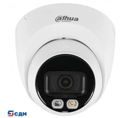 DAHUA DH-IPC-HDW2849TP-S-IL-0280B Уличная турельная IP-видеокамера SmartDualLight 8Мп, 1/2.7” CMOS, объектив 2.8мм, видеоаналитика, микрофон, ИК 30м, LED 30м, IP67, металл/пластик
