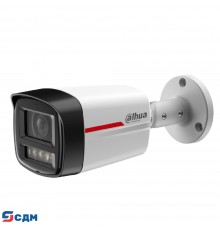 DAHUA DH-IPC-HFW2449TLP-S-LED-0280B-PRO Уличная цилиндрическая IP-видеокамера WizColor 4Мп, 1/1.8” CMOS, объектив 2.8мм, видеоаналитика, микрофон, LED 50м, IP67, металл