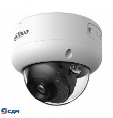 DAHUA DH-IPC-HDBW3249EP-S-IL-0360B Уличная купольная IP-видеокамера с ИИ 2Мп; 1/2.9” CMOS; объектив 3.6мм; видеоаналитика: SMD 4.0, AI SSA; ИК40м, LED 40м; IP67, IK10; MicroSD, PoE; корпус: металл