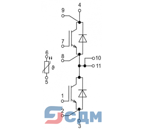 IGBT MID2-HB17SM-450N