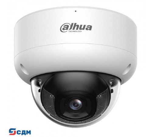 DAHUA DH-IPC-HDBW3249EP-AS-IL-0360B Уличная купольная IP-видеокамера с ИИ 2Мп; 1/2.9” CMOS; объектив 3.6мм тревожные вх/вых: 1/1 ИК 40м LED 40м IP67, IK10 металл