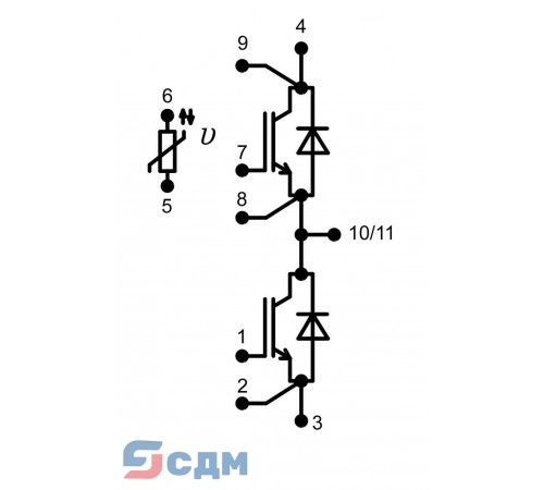 IGBT MIDA-HB12SM-450N