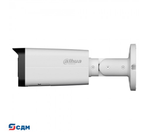 DAHUA DH-IPC-HFW2249TP-ZAS-IL Уличная цилиндрическая IP-видеокамера SmartDualLight 2Мп, 1/2.8” CMOS, моторизованный объектив 2.7~13.5мм, видеоаналитика, микрофон, ИК 60м, LED 60м; IP67, IK10