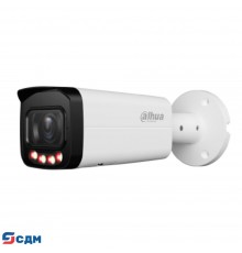 DAHUA DH-IPC-HFW2249TP-ZAS-IL Уличная цилиндрическая IP-видеокамера SmartDualLight 2Мп, 1/2.8” CMOS, моторизованный объектив 2.7~13.5мм, видеоаналитика, микрофон, ИК 60м, LED 60м; IP67, IK10