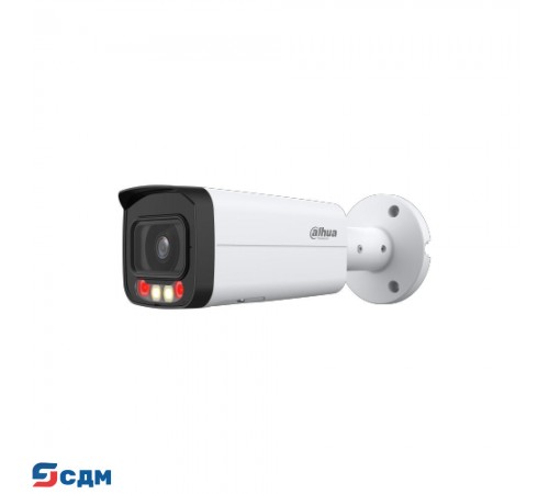DAHUA DH-IPC-HFW2449TP-AS-IL-0360B Уличная цилиндрическая IP-видеокамера SmartDualLight 4Мп, 1/2.9” CMOS, объектив 3.6мм, видеоаналитика, микрофон, ИК 60м, LED 50м, IP67, металл