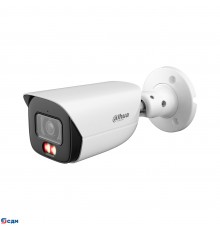 DAHUA DH-IPC-HFW3449EP-S-IL-0360B Уличная цилиндрическая IP-видеокамера 4Мп, 1/2,9” CMOS, объектив 3.6мм, видеоаналитика, микрофон, ИК 50м, LED 50m, IP67, металл