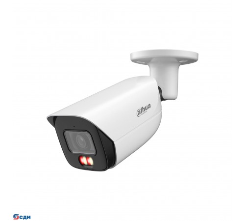 DAHUA DH-IPC-HFW3449EP-S-IL-0360B Уличная цилиндрическая IP-видеокамера 4Мп, 1/2,9” CMOS, объектив 3.6мм, видеоаналитика, микрофон, ИК 50м, LED 50m, IP67, металл