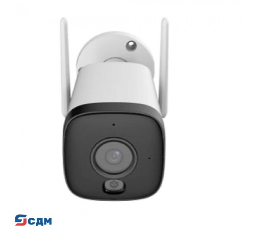 DAHUA DH-IPC-HFW1539DTK1-SW-PV Уличная цилиндрическая IP-видеокамера WI-FI SmartDualLight 3Мп; 1/2.8” CMOS; объектив 2.8мм; обнаружение людей, микрофон, ИК 30м, LED 30м, IP67, пластик