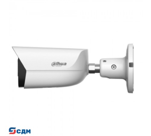 DAHUA DH-IPC-HFW3449EP-AS-IL-0600B Уличная цилиндрическая IP-видеокамера 4Мп, 1/2,9” CMOS, объектив 6.0мм, видеоаналитика,тревожные вх/вых: 1/1 , микрофон, ИК 50м, LED 50m, IP67, металл
