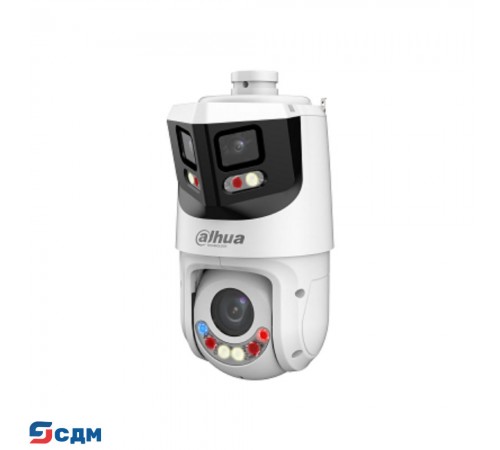 DAHUA DH-SDT4E425-8P-GB-APV1 Уличная купольная PTZ IP-видеокамера , 1/2.7" 8Мп CMOS,, 2.8мм, ИК 30м, Led 30м (панорамный модуль) 1/2.8 4Мп CMOS, F1.6, 5мм–125мм, ИК 100м, Led 50м(PTZ-модуль)