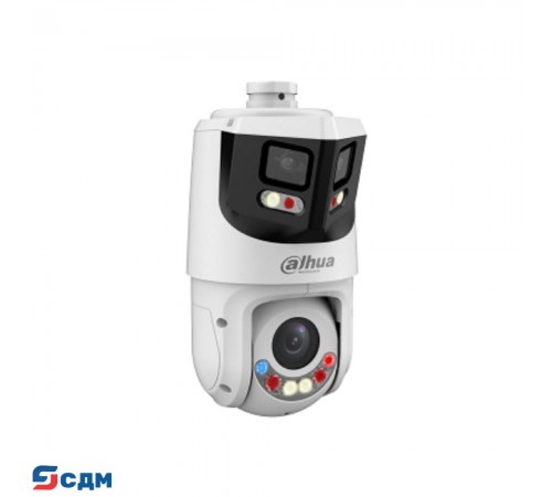 DAHUA DH-SDT4E425-8P-GB-APV1 Уличная купольная PTZ IP-видеокамера , 1/2.7" 8Мп CMOS,, 2.8мм, ИК 30м, Led 30м (панорамный модуль) 1/2.8 4Мп CMOS, F1.6, 5мм–125мм, ИК 100м, Led 50м(PTZ-модуль)