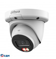DAHUA DH-IPC-HDW3249QMP-S-IL-0360B Уличная турельная IP-видеокамера с ИИ 2Мп; 1/2.9” CMOS; объектив 3.6мм; видеоаналитика: SMD 4.0 , AI SSA ; ИК 50м, LED 50м; IP67; MicroSD , PoE; корпус: металл
