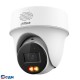 DAHUA DH-IPC-PT1239HP-PV-0280B Мини-PT IP-видеокамера с ИК 30м и LED 30м 2Мп; 1/2.8” CMOS; объектив 2.8мм видеоаналитика IP66
