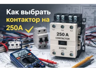 Как выбрать контактор на 250А