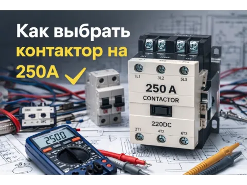 Как выбрать контактор на 250А
