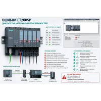 Ошибки ET200SP Siemens — диагностика и причины неисправностей