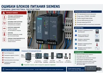 Ошибки блоков питания