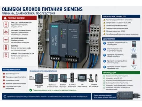 Ошибки блоков питания