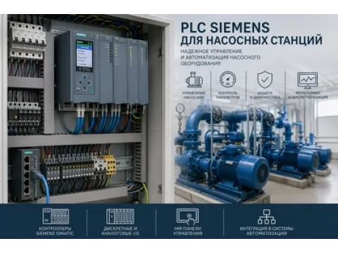 PLC Siemens для насосных станций