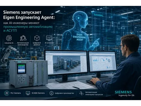 Siemens запускает Eigen Engineering Agent: как AI-инженеры меняют промышленную автоматизацию и АСУТП
