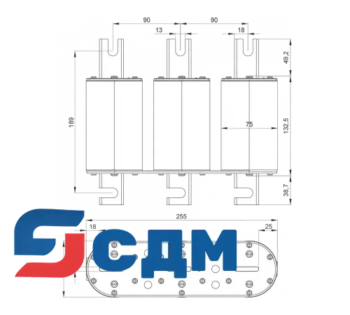 3NB2364-4KK17 Предохранительная вставка NH SITOR