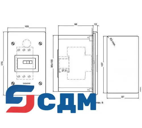 3RV1913-2DA00 Корпуса и передние пластины