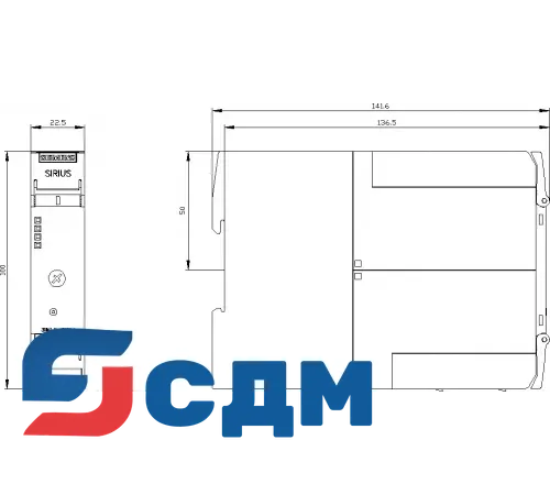 3RM1302-2AA14 SIRIUS 3RM1 пускатель двигателя
