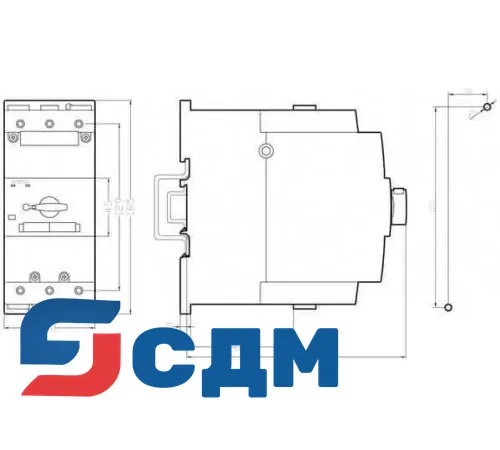 3RV1341-4HC10 Для фидеров двигателя
