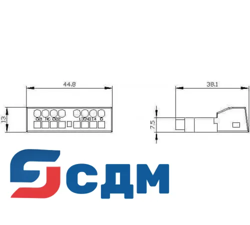 3RV2901-2E Дополнительные монтируемые принадлежности